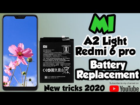 Xiaomi Mi A2 lite battery replacement/Redmi 6 pro,100% working