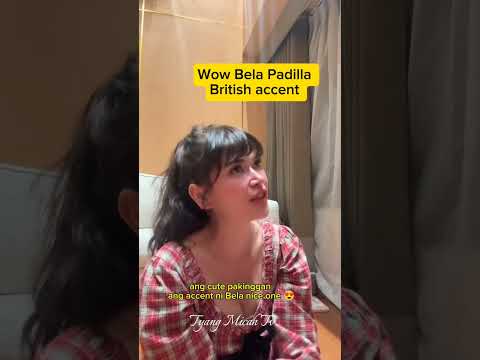 BELA PADILLA GANITO PALA MAGSALITA PAG BRITISH ACCENT! #shorts #actress #viral #belapadilla