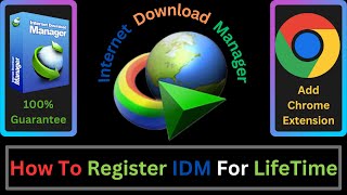 How To Register IDM Free For Lifetime | IDM Chrome Extension | IDM 2024  #idm #youtube #alfaatech