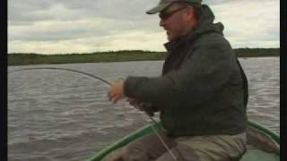 preview picture of video 'Fly fishing for Northern Pike in Swedish Lapland'