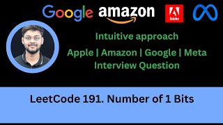 YouTube video 'Solving LeetCode 191. Number of 1 Bits | Bit Manipulation | Easy'