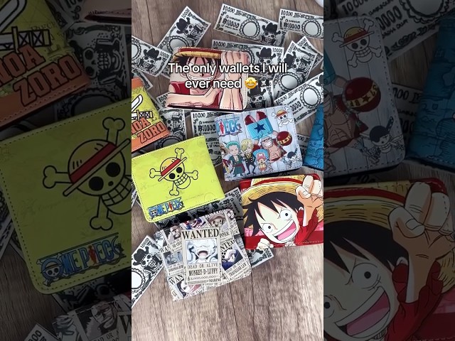 Vídeo relacionado con One Piece Cartera Niño Juvenil y Hombre, Billetera con Compartimentos para Tarjetas, Monedero con Cremallera, Regalos de Anime (Beige)