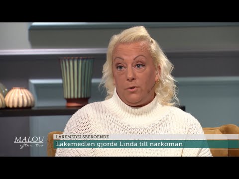 Linda om tiden som narkoman: ”Det var fruktansvärt, kunde inte ta hand om b… - Malou Efter tio (TV4)
