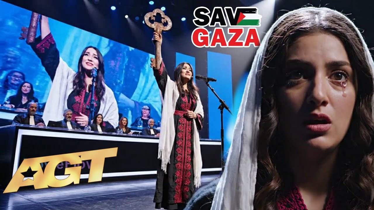 Because she is Palestinian, she was imprisoned while performing on the American Got Talent Theater😭