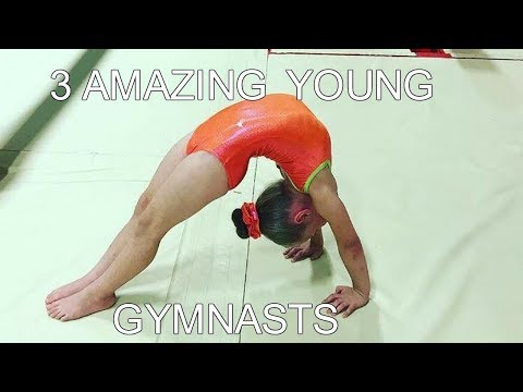 3 amazing young gymnasts! 