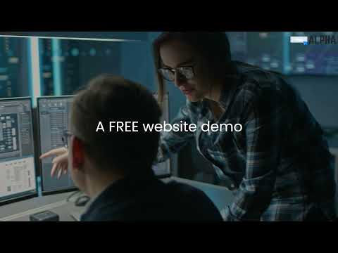 Alpha Website Design video.