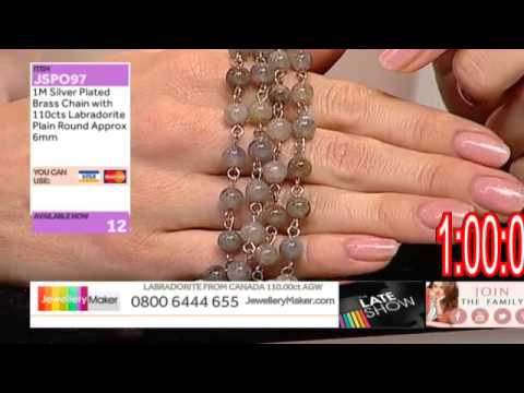 Peridot and Pearls for jewellery making: JewelleryMaker late show LIVE 16/12/14