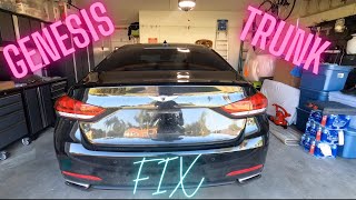 Hyundai Genesis Trunk Fix