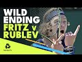 WILD Ending to Taylor Fritz vs Andrey Rublev Semi-Final! | Indian Wells 2022