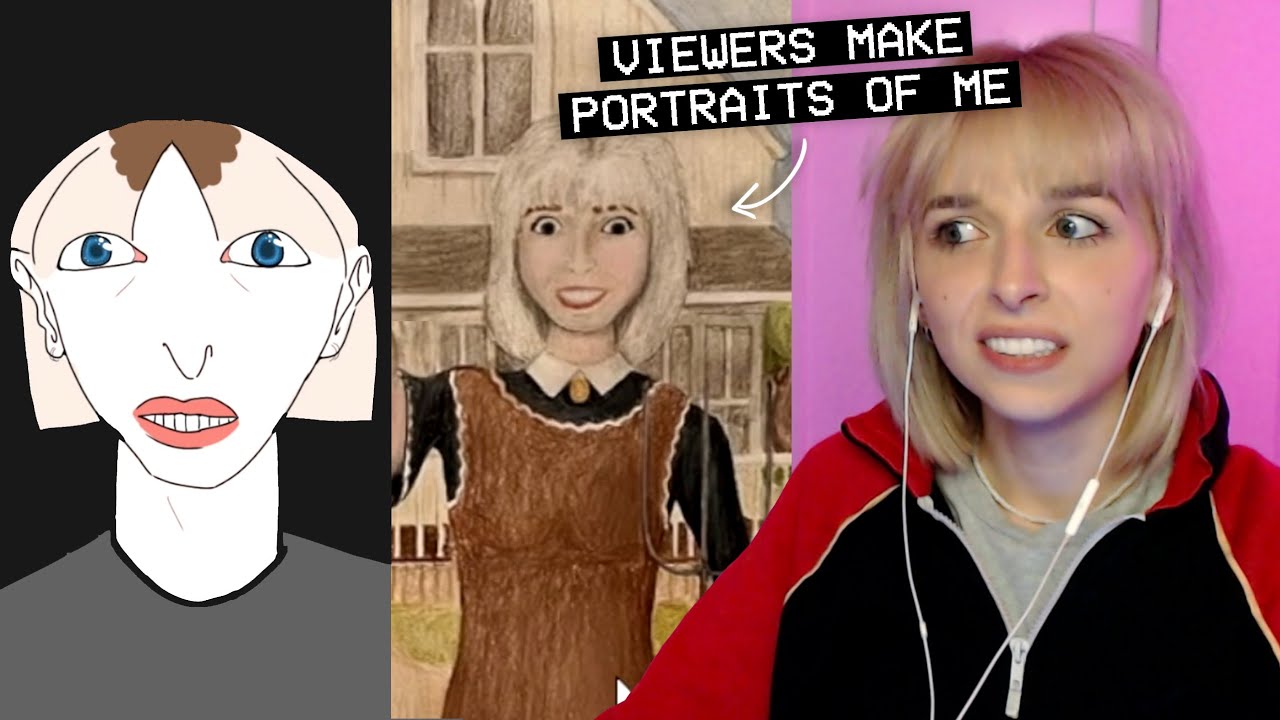 my viewers made MORE portraits of me lol