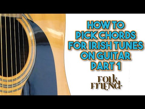 How to pick Irish guitar chords by ear for complete beginners PART 1- tunes in major keys