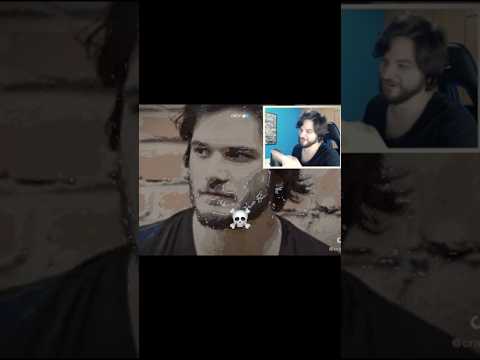 Reação do Jazzghost ao ver uma arte dele no TikTok | #jazzghost #minecraft #art #edit #reaction