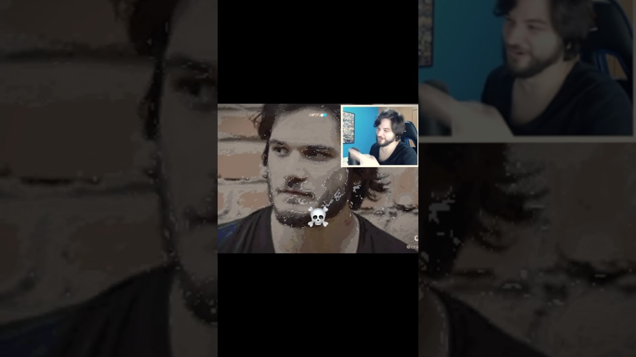Reação do Jazzghost ao ver uma arte dele no TikTok | #jazzghost #minecraft #art #edit #reaction