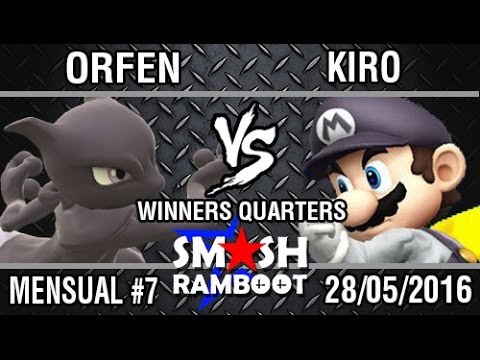 [SmashxRamboot #7] Orfen (Mewtwo) Vs. Kiro (Mario) Winners quarters