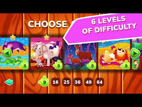 Jigsaw Puzzle Games for Kids Video