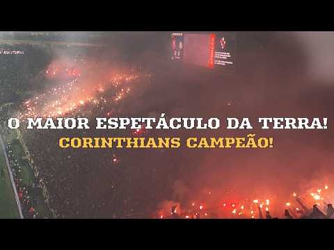 CORINTHIANS CAMPEÃO E FESTA HISTÓRICA DA FIEL TORCIDA em CORINTHIANS 0X0 Palmeiras! PAULISTÃO