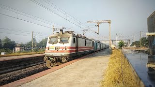 preview picture of video 'Surprise Offlink: WAP5 Visits SECR With 02845 PUNE - HATIA AC Special Express | Indian Railways'