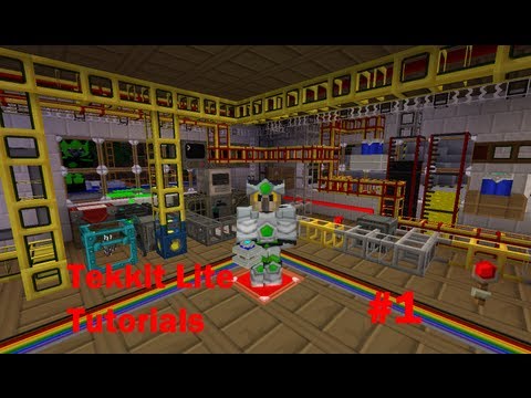 Tekkit Lite Tutorial #1 - Transport Pipes