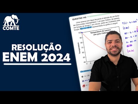 Questão 145 | Prova Verde ENEM 2024 | Uma caneca com água fervendo é retirada de um forno de micro
