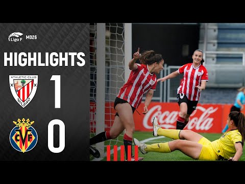 Imagen de portada del video RESUMEN | Athletic Club 1-0 Villarreal CF | Liga F 2023-24 J26