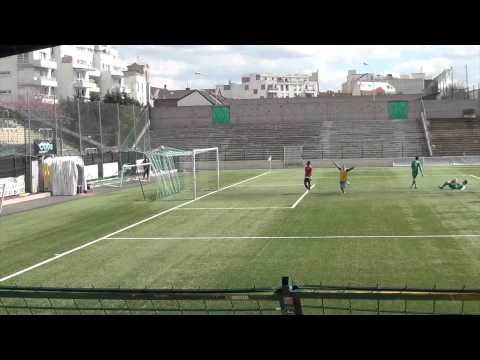 Maxence Tessier U19 MFC 92 vs Les Lilas, Red Star & Les Gobelins