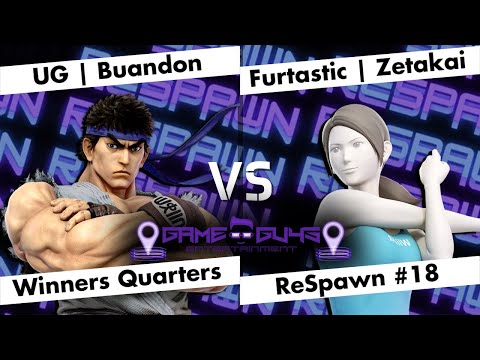 UG | Buandon (Ryu) vs Furtastic | Zetakai (Wii Fit Trainer) - WQF - ReSpawn #18