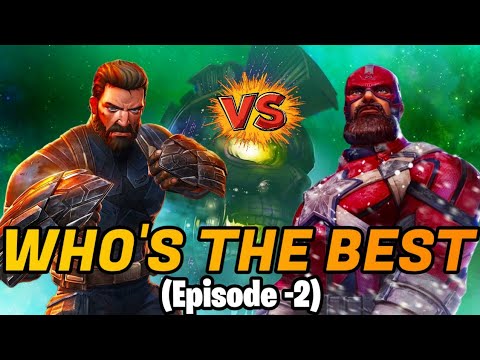 Who's the Best - Red Guardian vs Captain America(IW) | (Episode -2) | Marvel Contest of Champions