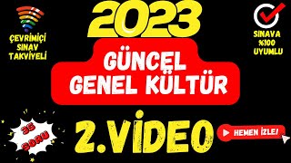 YURTDIŞI ÖĞRETMENLİK SINAVI GENEL KÜLTÜR (MEB Yurtdışı Öğretmenlik Sın