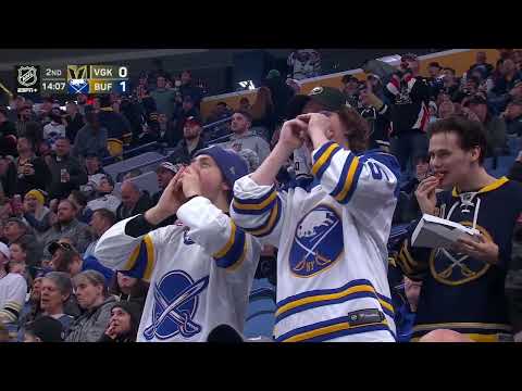 NHL Fight - Golden Knights @ Sabres - Kolesar vs Fitzgerald - 10/03/2022