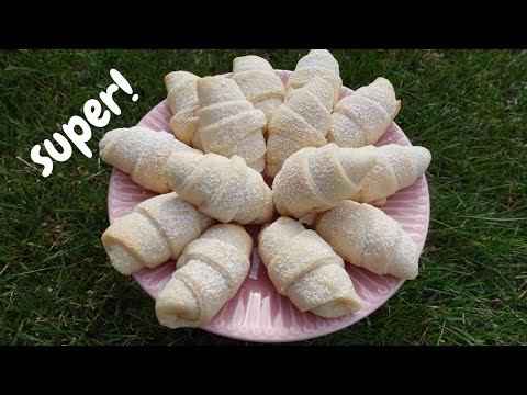 PAHULJASTE KIFLICE S JOGURTOM, SVAKAKO NAPRAVITE ODLIČNE SU!