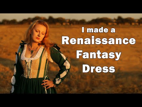 Making Another Renaissance Inspired Dress | From Sketch to Dress