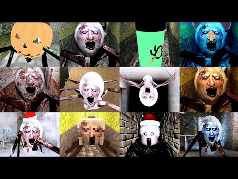 Granny New Update Spider Mom All Form Jumpscares | Many Granny Games Including Granny Legacy | Mod