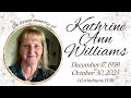 Kathrine Williams Homegoing