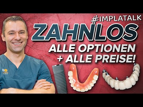 Zahnloser Kiefer - Möglichkeiten mit Zahnimplantaten