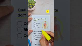 Curiosidades sobre o corpo humano - Quiz Perguntas e respostas