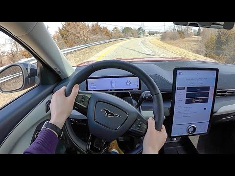 Thumbnail for 2021 Ford Mustang Mach-E - POV Test Drive (Binaural Audio) by Ford Mustang Mach-E