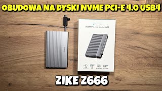 Obudowa na dyski NVME Thunderbolt 4/USB-C | Recenzja Zike Z666