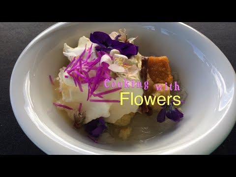 COOKING WITH FLOWERS - Chef Iolanda Bustos - Calendula Restaurant  - VINYES DOMENECH