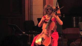 Shannon Hayden performs Ezra Laderman's Fantasy for solo cello- part 1