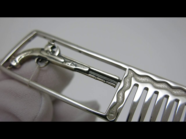 Серебряная расчёска 9302 Видеообзор