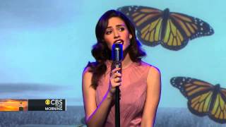 Emmy Rossum performs on &quot;CBS This Morning: Saturday&quot;