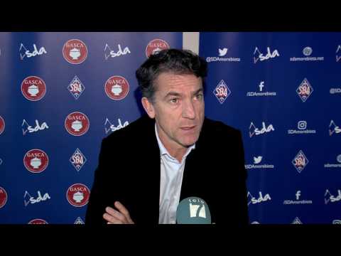 David Movilla y Aitor Larrazabal tras Amorebieta 2 - Barakaldo 2