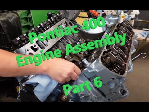 1968 GTO Pontiac 400 Engine - Assembly - Part 6 - Valley Pan Part 6