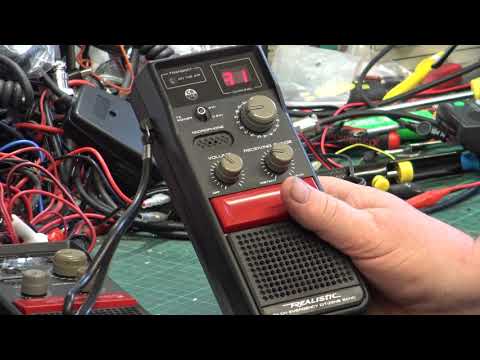 Realistic TRC1004 CB27/81 Emergency CB radio - On The Air test