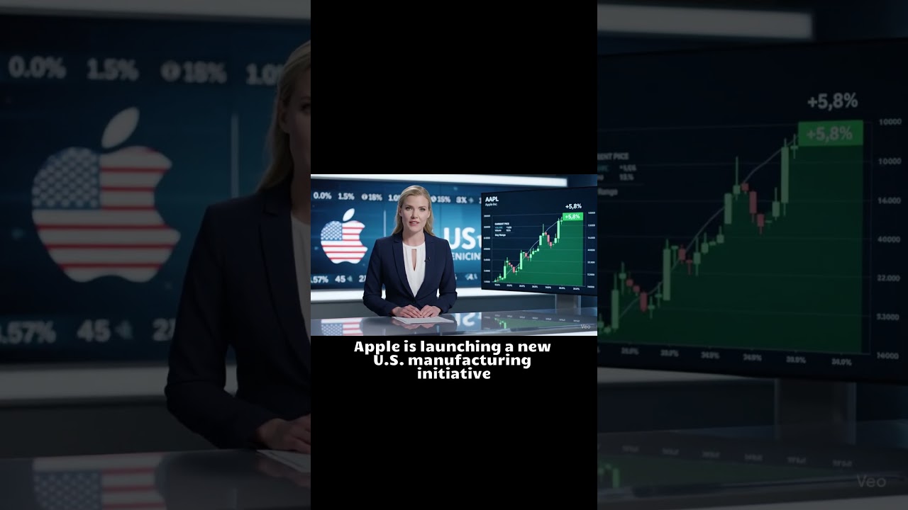 Apple is launching a new U.S. manufacturing initiative #stocks #investing