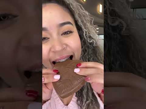 GIANT Reese’s Heart Vs Braces!!! 🧡💓🤍