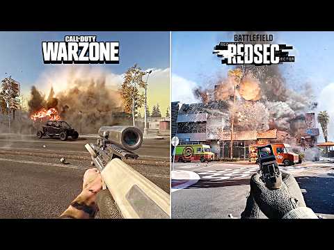 Cod: Warzone vs Battlefield 6: REdsec - Graphic, Physic, Details & Animations Comparison