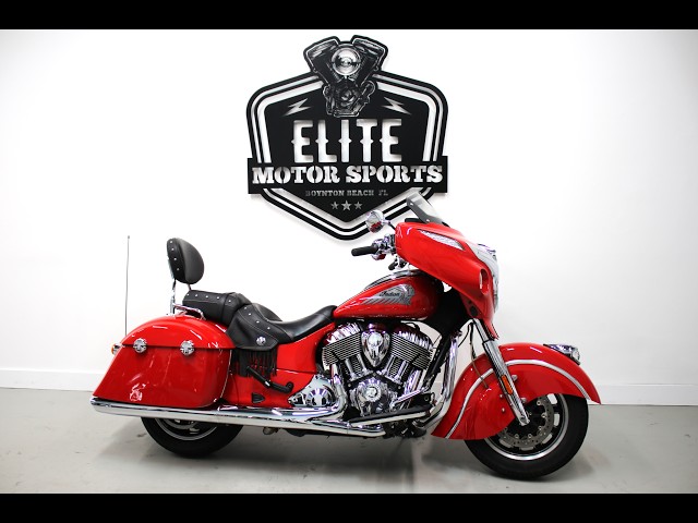 Buy Used 2019 INDIAN MOTORCYCLE CHIEFTAN CLASSIC CRUISER 2CYL. - - Elite Motor Sports located in Boynton Beach, Florida
