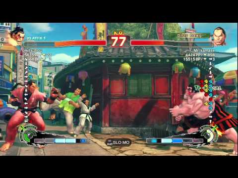 SSF4 AE: omitsubou (E. Honda) vs Mr_kamase (Dan)