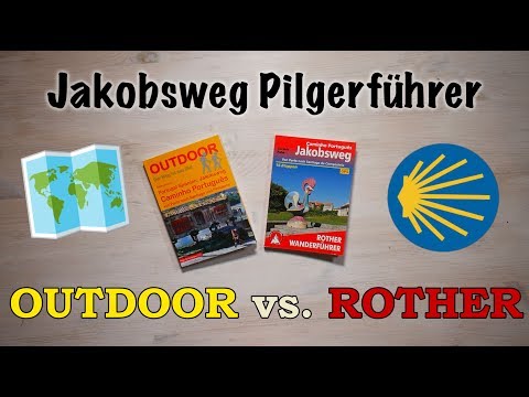 Jakobsweg Pilgerführer - OUTDOOR vs. ROTHER